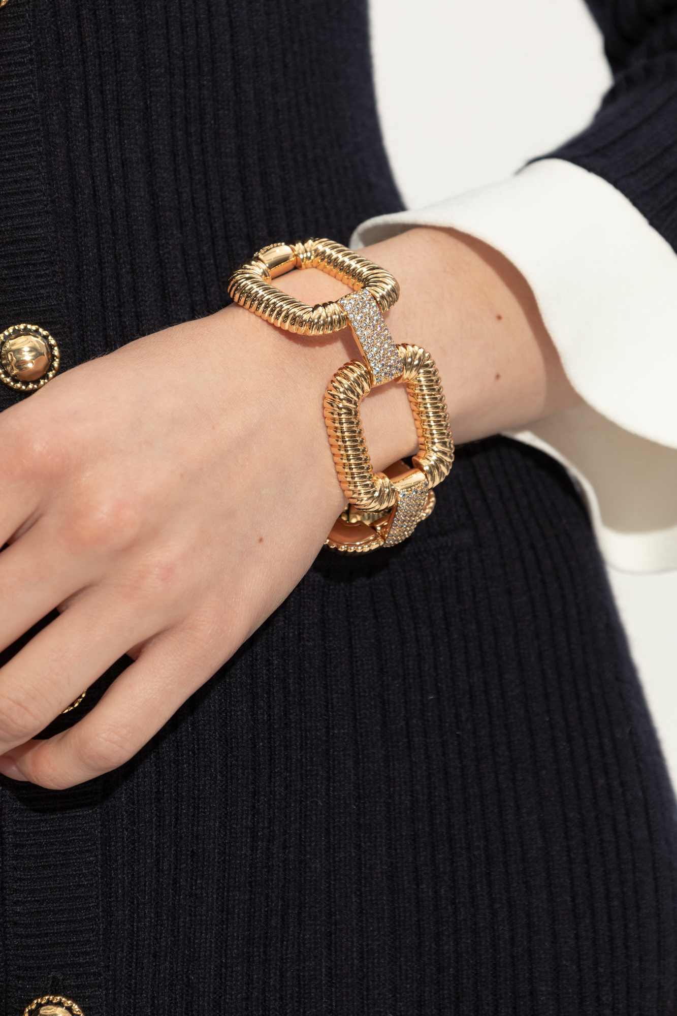 【送料&関税込】self-portrait In Gold Brass Gold Brass bracelet Self-Portrait - Vitkac France
